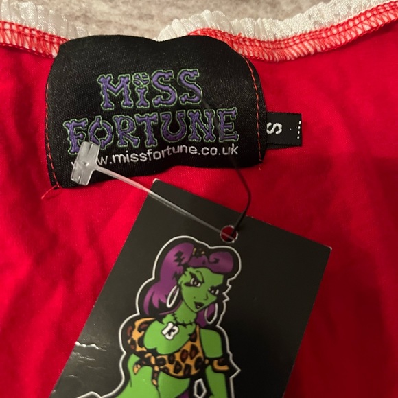 Cute blouse brand new with tags “Betty Bone” top with white trim. - Picture 4 of 4